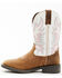 Shyanne Little Girls' Little Cady Boots - Broad Square Toe, Brown, hi-res