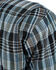 Milwaukee Performance Men's Aramid Flannel Biker Jacket - 3X, Black/blue, hi-res