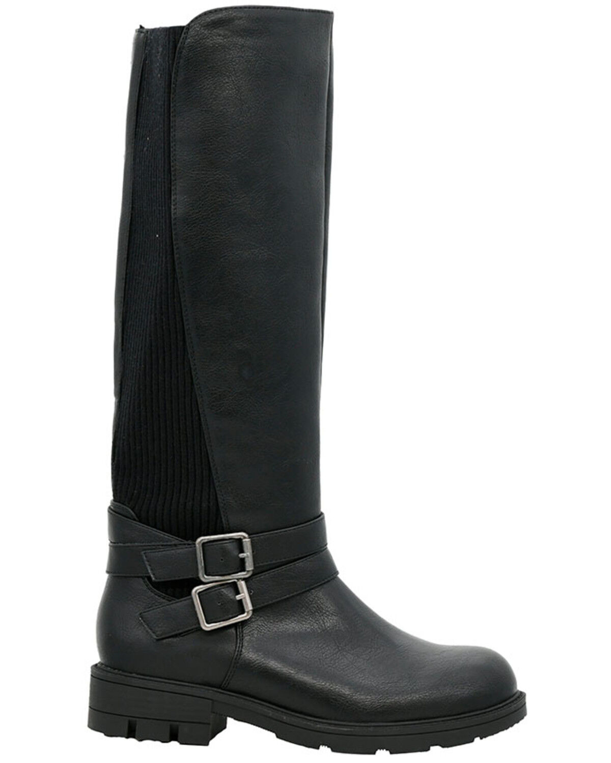 Image #2 - Corkys Women's Hay Bale Tall Boots - Round Toe, Black, hi-res