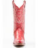 Dan Post Women's Zacatecas Exotic Watersnake Western Boots - Snip Toe, Red, hi-res