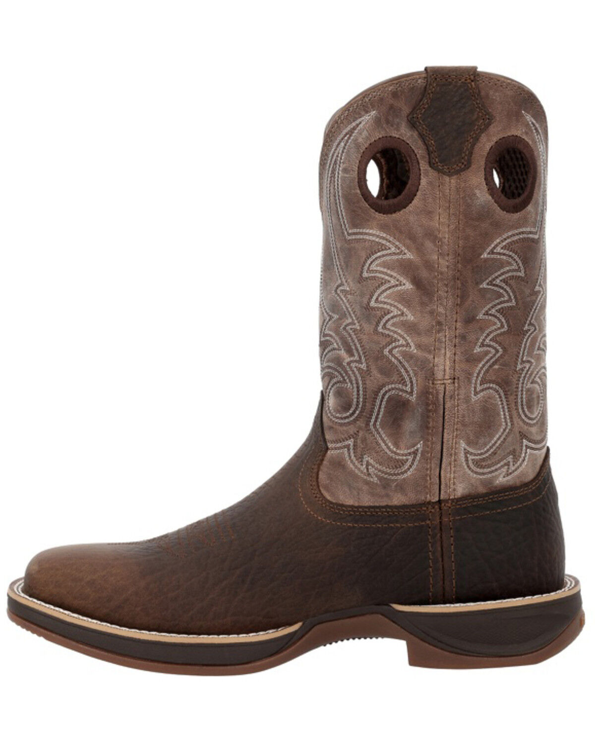 Image #3 - Durango Men's Rebel Pro Performance Boots - Broad Square Toe, Brown, hi-res