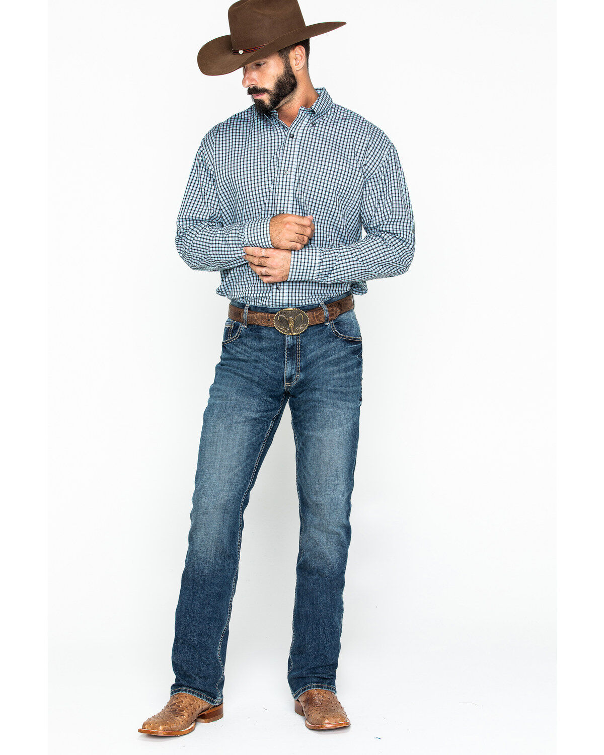 Image #6 - Wrangler Men's Limited Edition Retro Boot Cut Jeans, Denim, hi-res