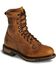 Image #1 - Rocky Men's Ride Waterproof Western Boots, Tan, hi-res