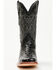 Image #4 - Tanner Mark Men's Lufkin Western Boots - Broad Square Toe, Black, hi-res