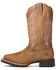 Image #2 - Ariat Women's Hybrid Rancher Waterproof Performance Western Boots - Broad Square Toe, Brown, hi-res