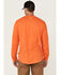 Image #4 - Hawx Men's Logo Long Sleeve Graphic Work T-Shirt, Orange, hi-res