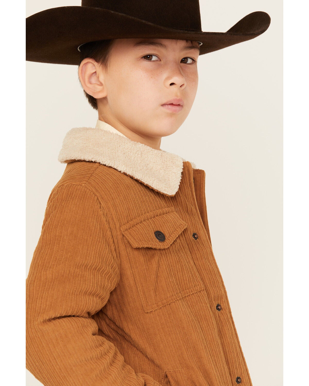 Image #2 - Urban Republic Toddler Boys' Corduroy Sherpa Lined Jacket, , hi-res