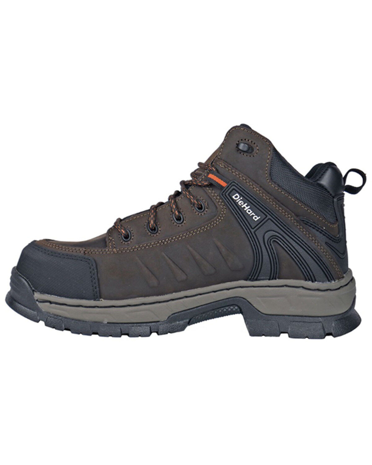 Image #3 - Die Hard Men's Squire Lace-Up Work Boots - Composite Toe, Brown, hi-res