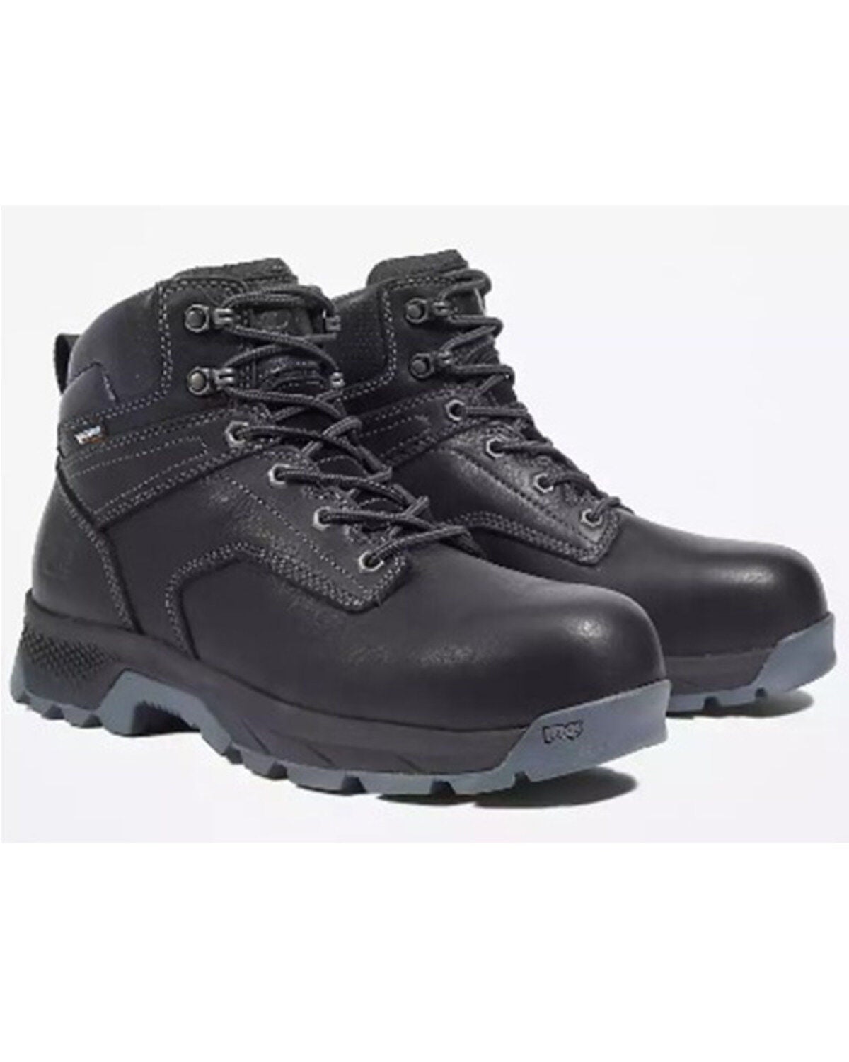 Timberland PRO Men's 6" Titan Waterproof Work Boots - Composite Toe, Black, hi-res