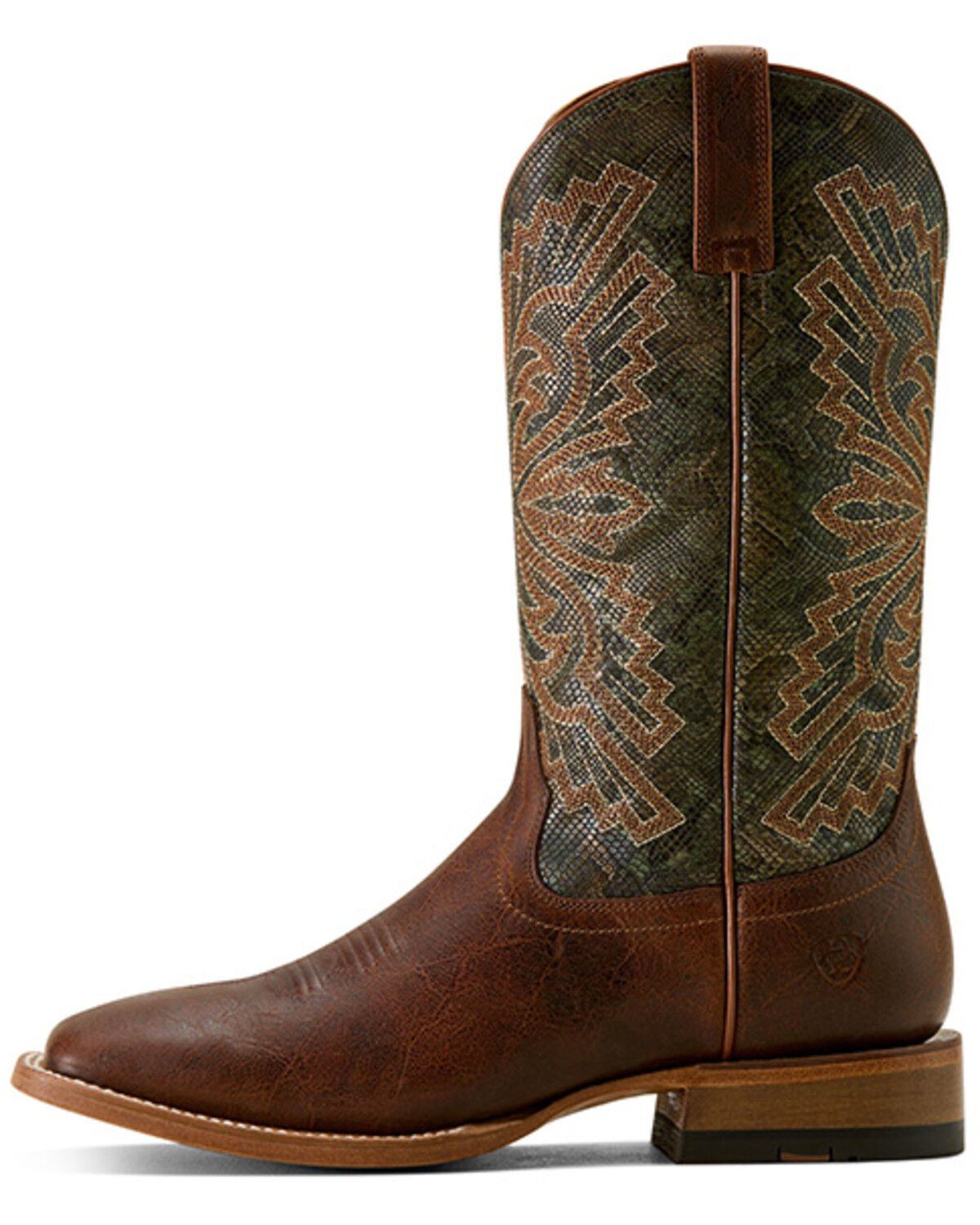 Image #2 - Ariat Men's Sting Western Boots - Broad Square Toe, Cognac, hi-res