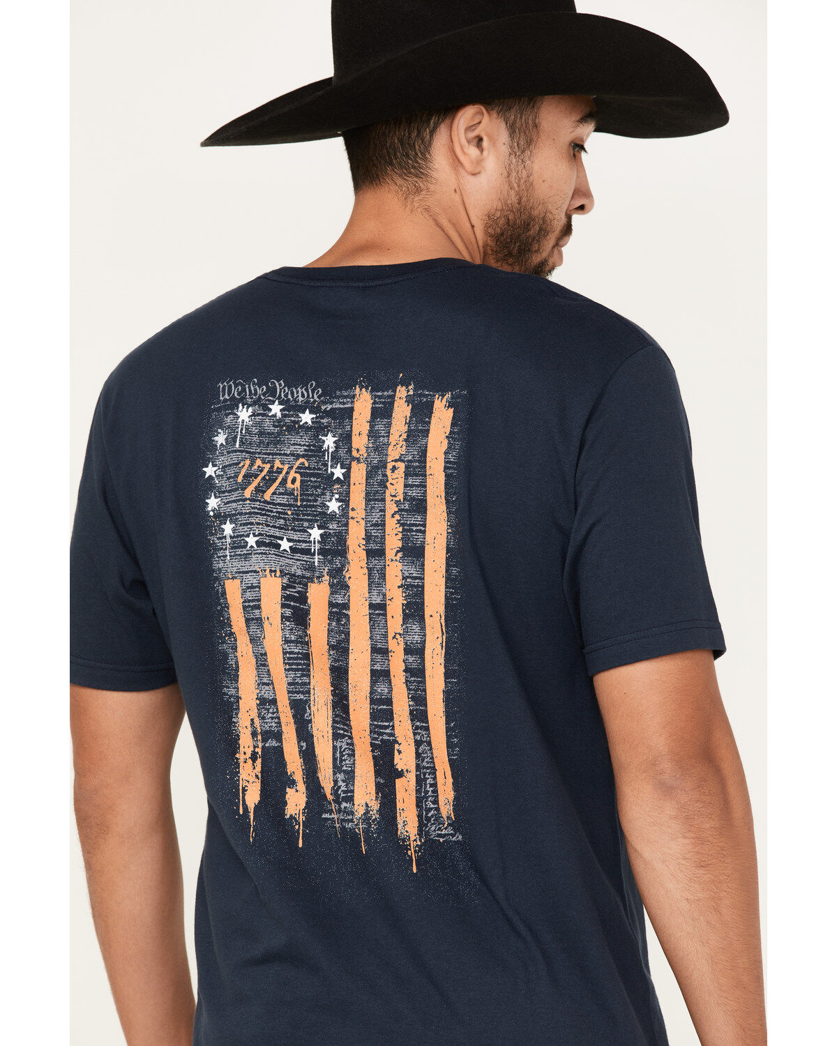 Image #4 - Howitzer Men's We The People 1776 Graphic T-Shirt, Navy, hi-res