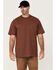 Image #1 - Hawx Men's Forge Short Sleeve Work T-Shirt, Mahogany, hi-res