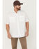 Image #1 - Resistol Men's Solid Short Sleeve Button-Down Western Shirt, White, hi-res