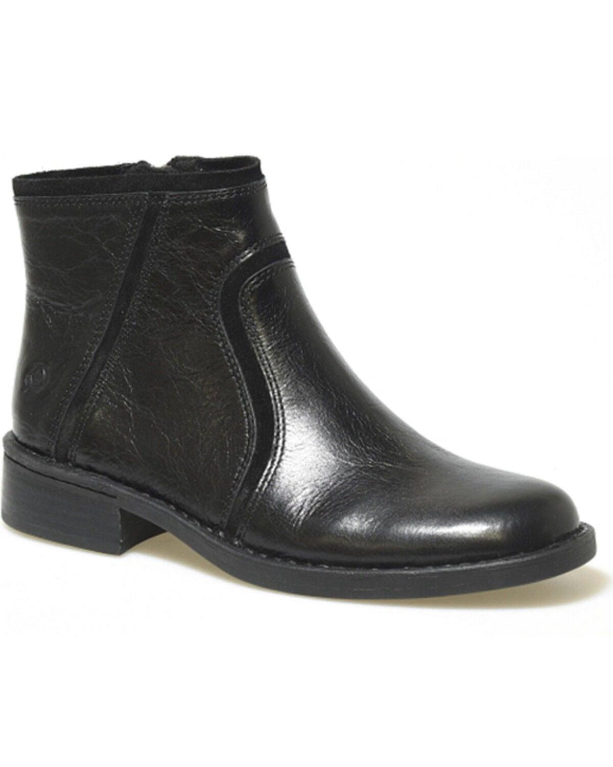 Born Women's Cincy Booties - Round Toe, Black, hi-res