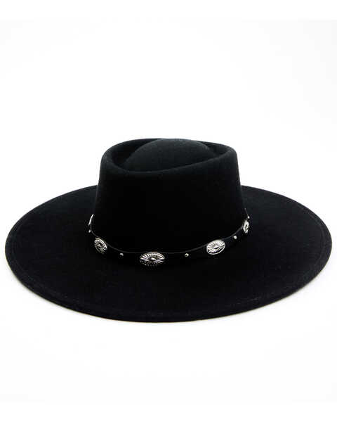 Idyllwind Women's Midnight Stars Felt Western Fashion Hat , Black, hi-res