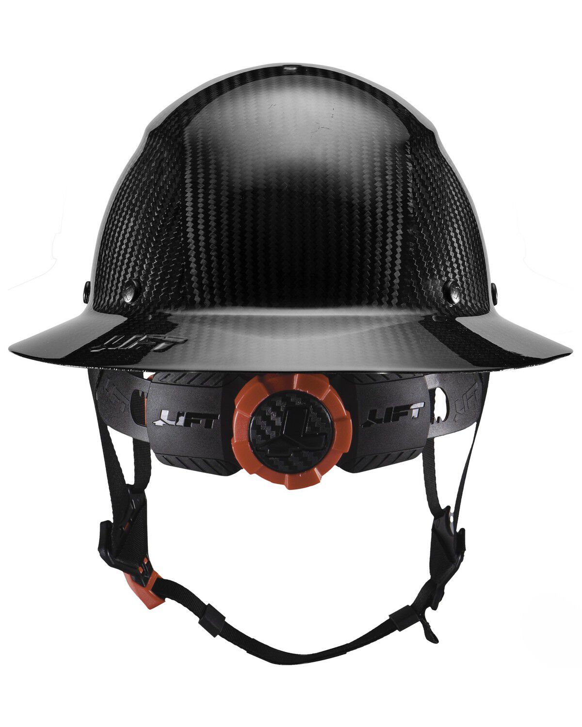 Image #5 - Lift Safety DAX Carbon Full Brim Gloss Hard Hat, Charcoal, hi-res