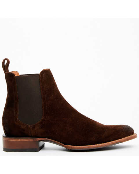 Image #2 - Cody James Black 1978® Men's Franklin Chelsea Ankle Boots - Medium Toe , Chocolate, hi-res