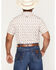 Image #4 - Burlebo Men's Mallard Flying Duck Print Short Sleeve Button-Down Performance Western Shirt, Cream, hi-res