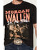 Image #3 - Morgan Wallen Men's Front Hit Short Sleeve Graphic T-Shirt, Black, hi-res
