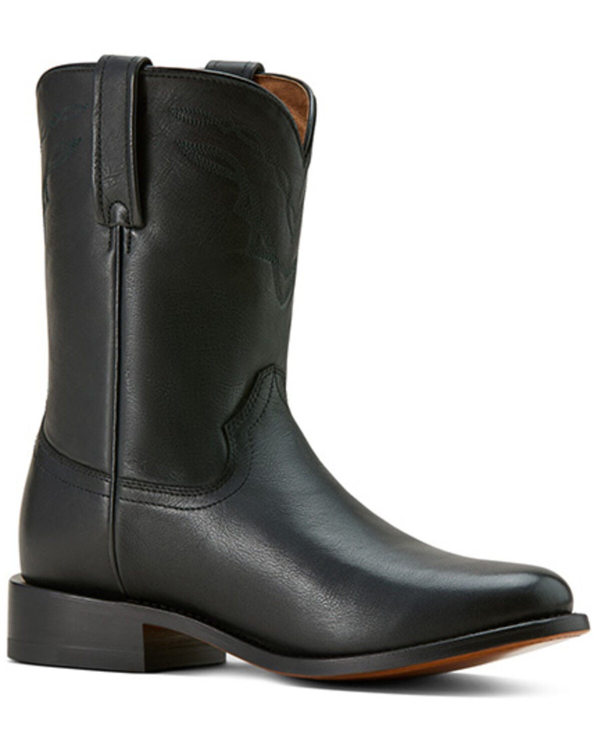 Ariat Men's Downtown Inkwell Western Boots - Round Toe, Black, hi-res