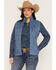 Image #1 - Cinch Women's Ripstop Windproof Softshell Vest, Blue, hi-res