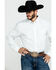 Image #1 - Cody James Core Men's Mayflower Floral Geo Print Long Sleeve Western Shirt, , hi-res