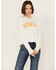 Image #1 - White Crow Women's Howdy Lightweight Sweater, White, hi-res