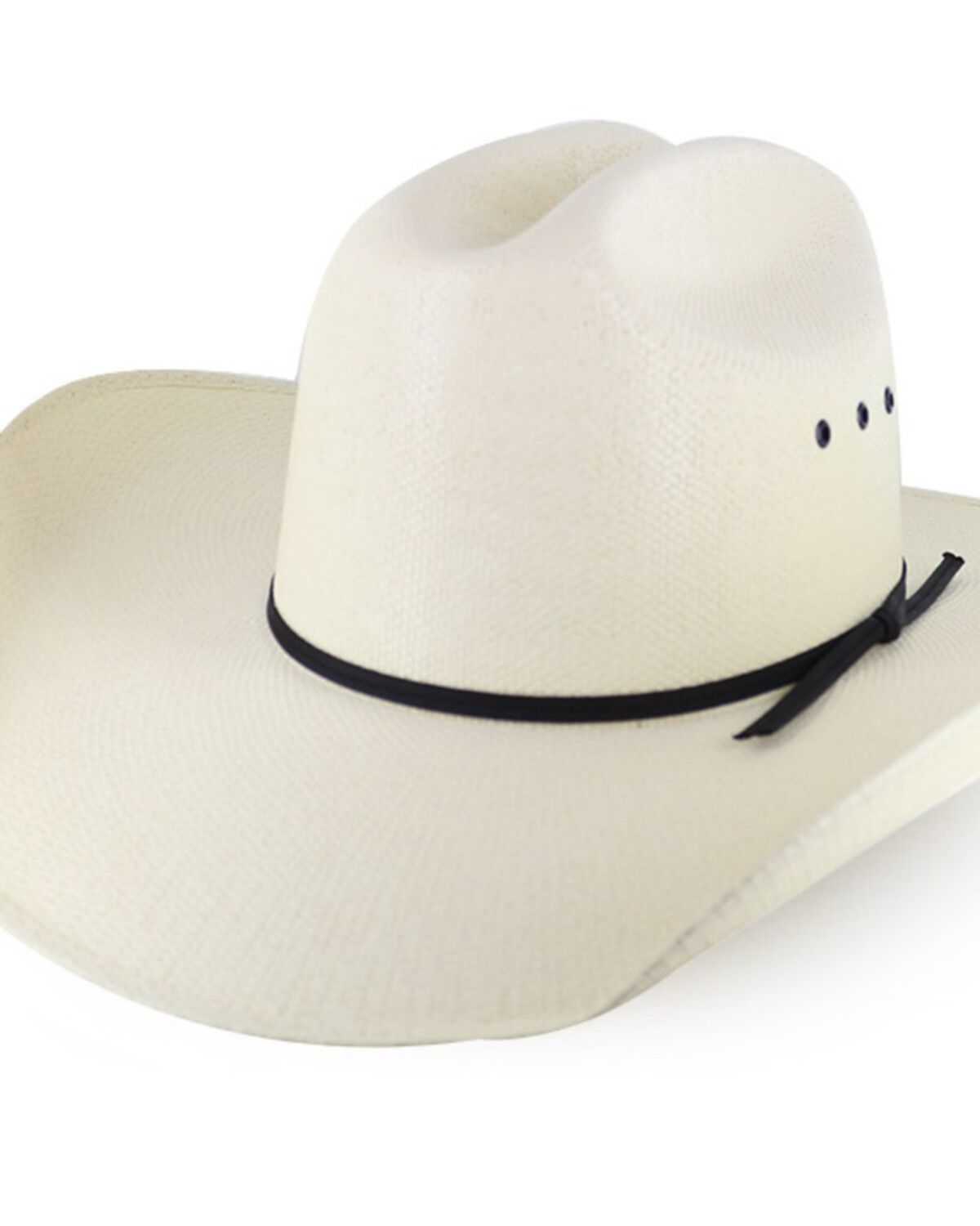 Image #1 - Cody James&reg; Men's Black Tie Straw Hat, Natural, hi-res