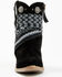 Image #4 - Dingo Women's Suede Bandida Western Booties - Round Toe, Black, hi-res