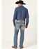 Image #1 - Rock & Roll Denim Men's Pistol Light Wash Reflex Stretch Stackable Bootcut Jeans, Light Wash, hi-res