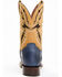 Dan Post Men's Exotic Water Snake Western Boots - Broad Square Toe, Blue, hi-res