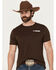 Image #2 - Rock & Roll Denim Men's Boot Barn Exclusive Bucking Bronco Short Sleeve Graphic T-Shirt, Chocolate, hi-res