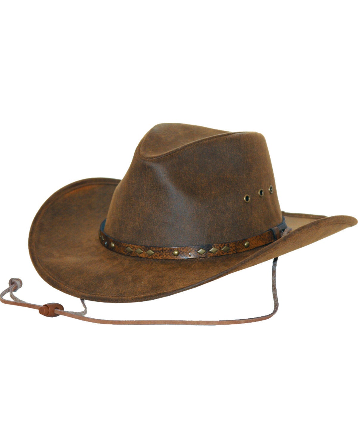 Outback Trading Co. Gold Dust Canyonland Cloth Western Fashion Hat, Brown, hi-res