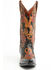 Image #4 - Shyanne Women's Aleena Tooled Floral Western Boots - Snip Toe, Brown, hi-res