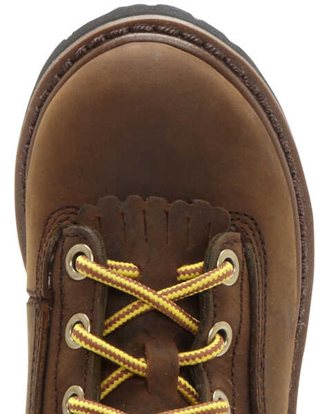 Image #6 - Georgia Boot Boys' Insulated Outdoor Waterproof Lace-Up Boots, Tan, hi-res