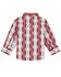 Image #2 - Wrangler Toddler Boys' Checotah Southwestern Striped Long Sleeve Snap Western, Red, hi-res