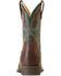 Image #3 - Ariat Boys' Wilder Western Boots - Broad Square Toe, Brown, hi-res