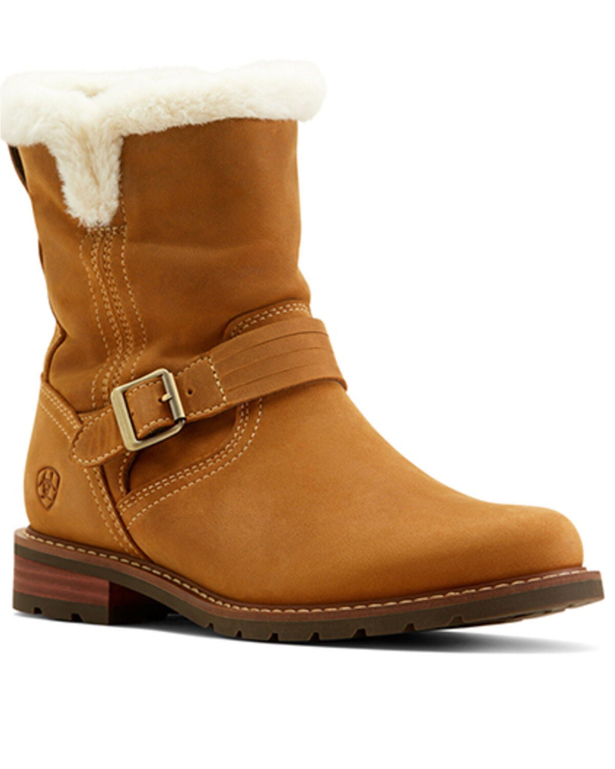 Ariat Women's Savannah Sherpa Waterproof Boots - Round Toe, Brown, hi-res