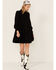 Image #2 - Maggie Sweet Women's Dolly Tiered Mini Dress, Black, hi-res