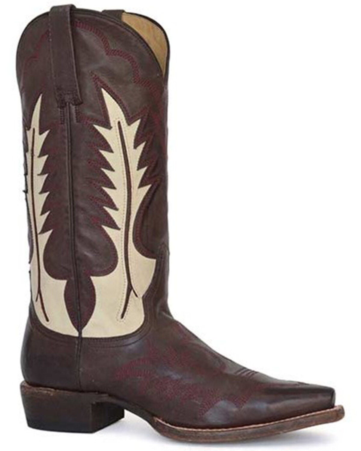Stetson Women's Dani Western Boots - Snip Toe, Brown, hi-res