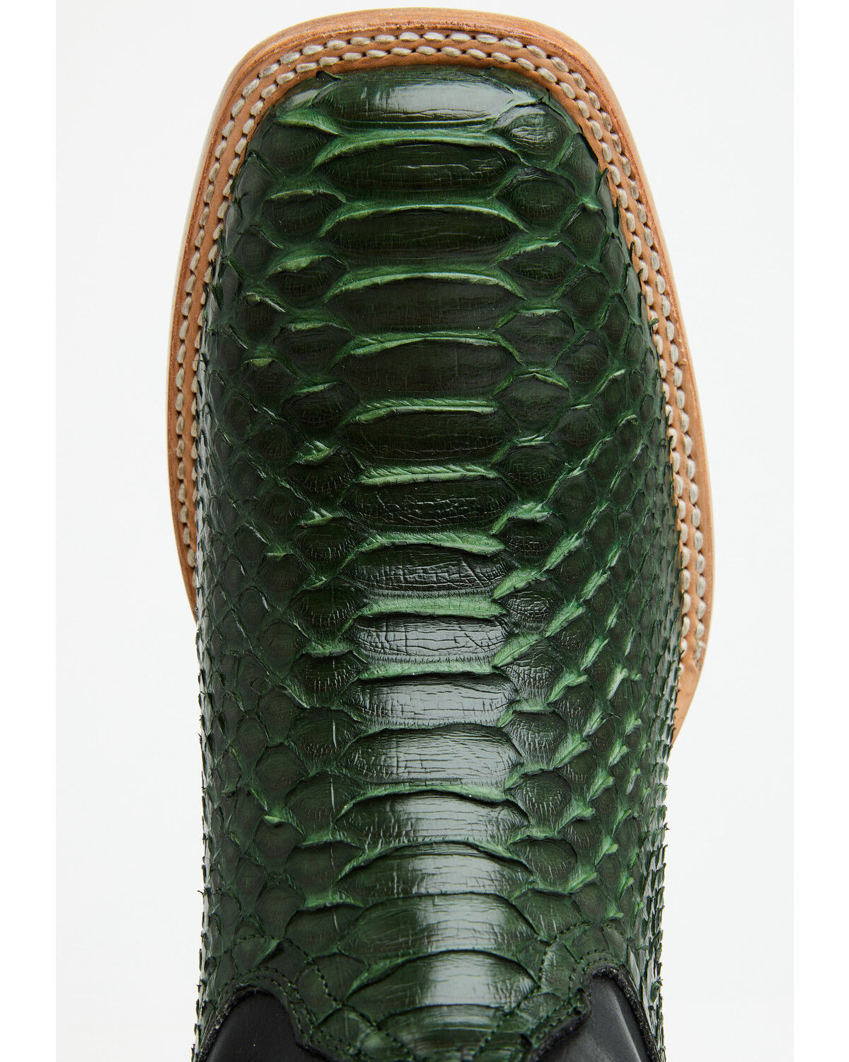 Image #6 - Cody James Men's Exotic Python Western Boots - Broad Square Toe, Green, hi-res
