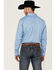 Image #4 - RANK 45® Men's Floater Paisley Print Long Sleeve Button-Down Western Shirt, Blue, hi-res