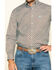 Rough Stock By Panhandle Men's Hilldale Geo Print Long Sleeve Western Shirt , Brown, hi-res