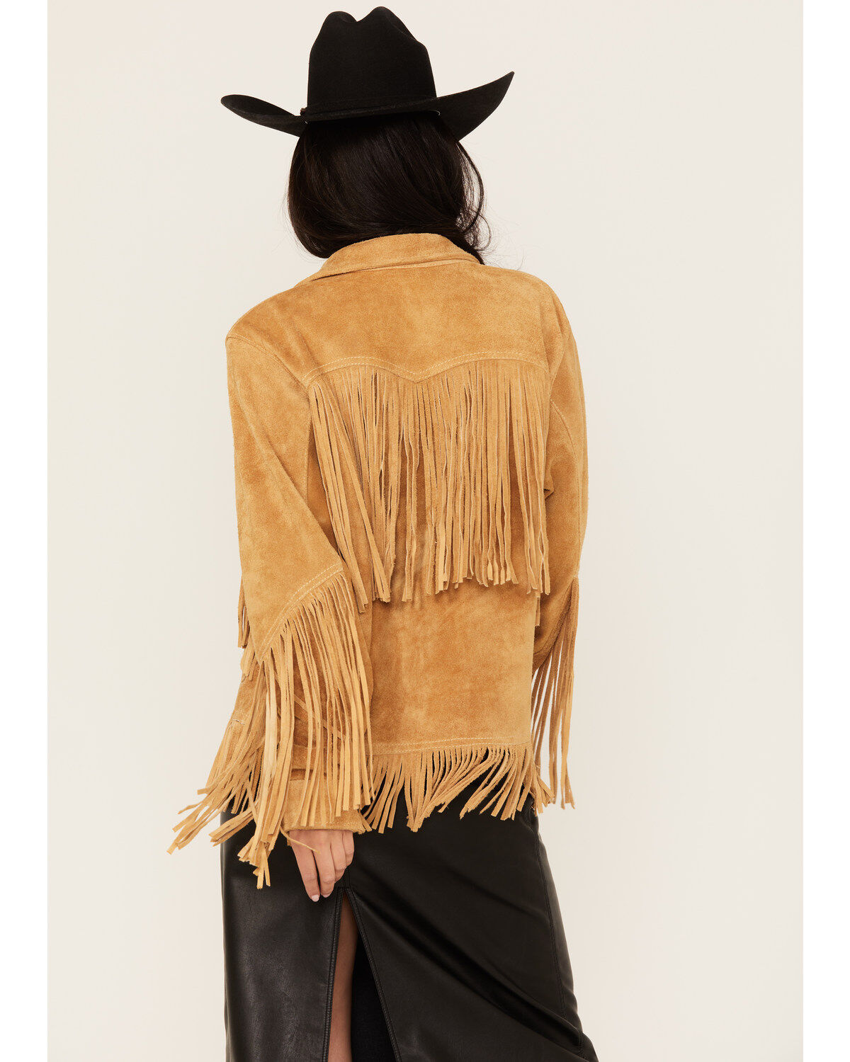 Image #4 - STS Ranchwear by Carroll Women's Suede Fringe Elsa Jacket, , hi-res