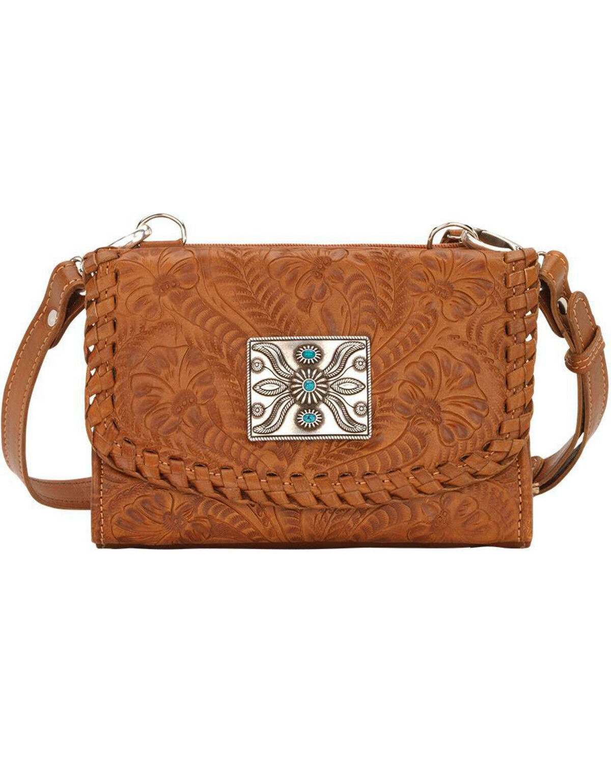 Image #1 - American West Women's Two Step Small Crossbody Bag, , hi-res