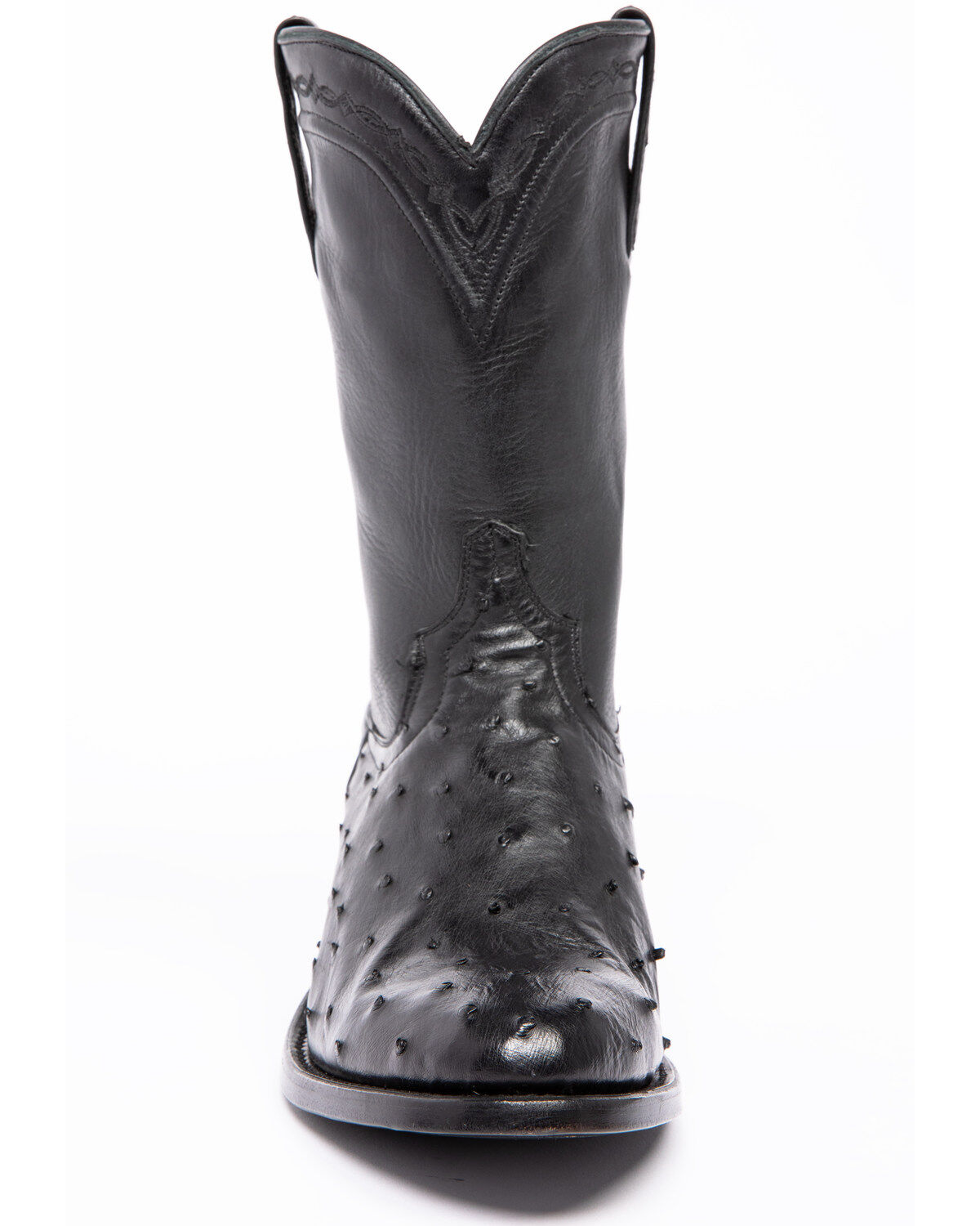 Image #5 - Cody James Men's Black Full Quill Ostrich Western Boots - Round Toe, , hi-res