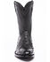 Image #5 - Cody James Men's Black Full Quill Ostrich Western Boots - Round Toe, , hi-res