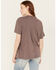 Image #4 - Cleo + Wolf Women's Music Festival Oversized Graphic Tee, Purple, hi-res