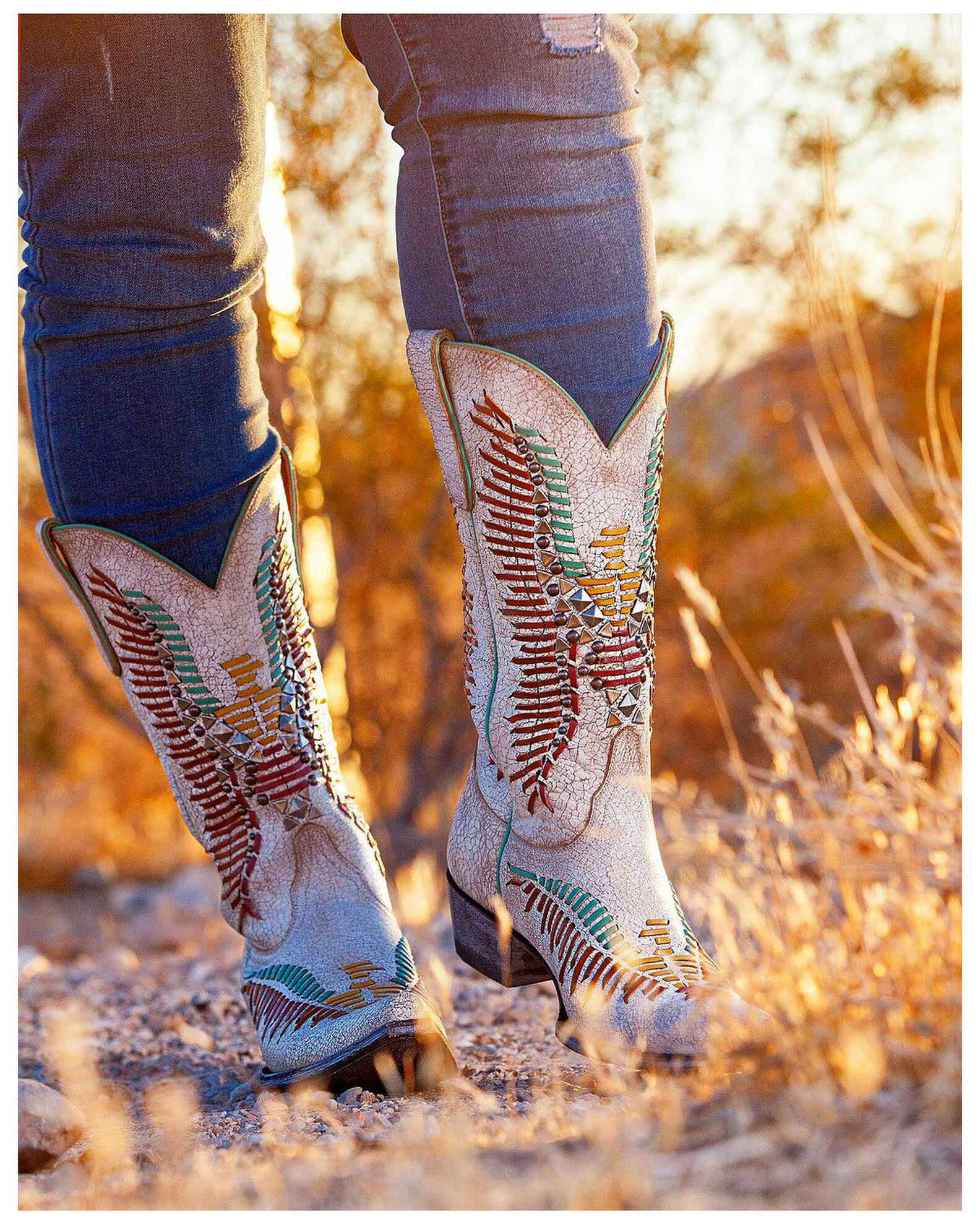 Old Gringo Women s Harper Hand Woven Western Boots Snip Toe