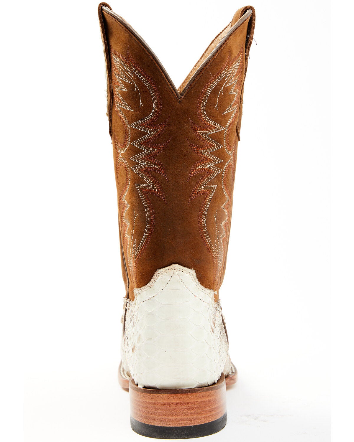 Men's Cody James Bone Python Exotic Western Boot - Broad Square Toe
